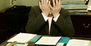 Stressed Teacher
