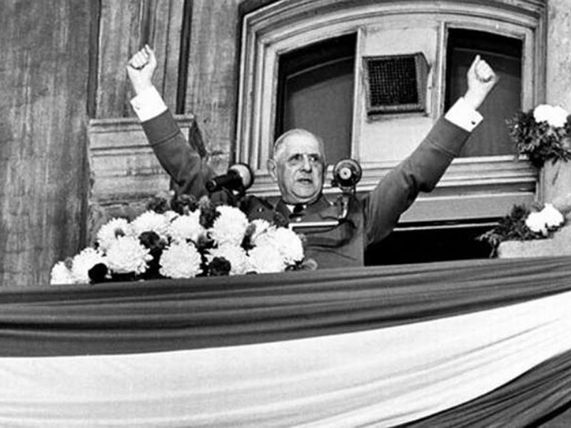 The giant of France, soldier-statesman Charles de Gaulle, who died last  night at his country retreat, is shown above when he arrived in Quebec city  in() – All Items – Digital Archive