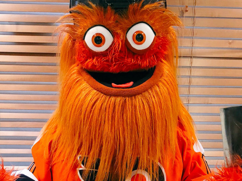Everybody Loves Gritty, A Lovely Flyers Mascot With Giant Googly Eyes