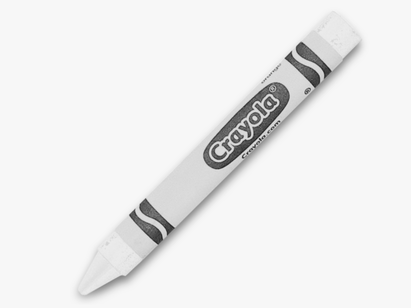 white crayon