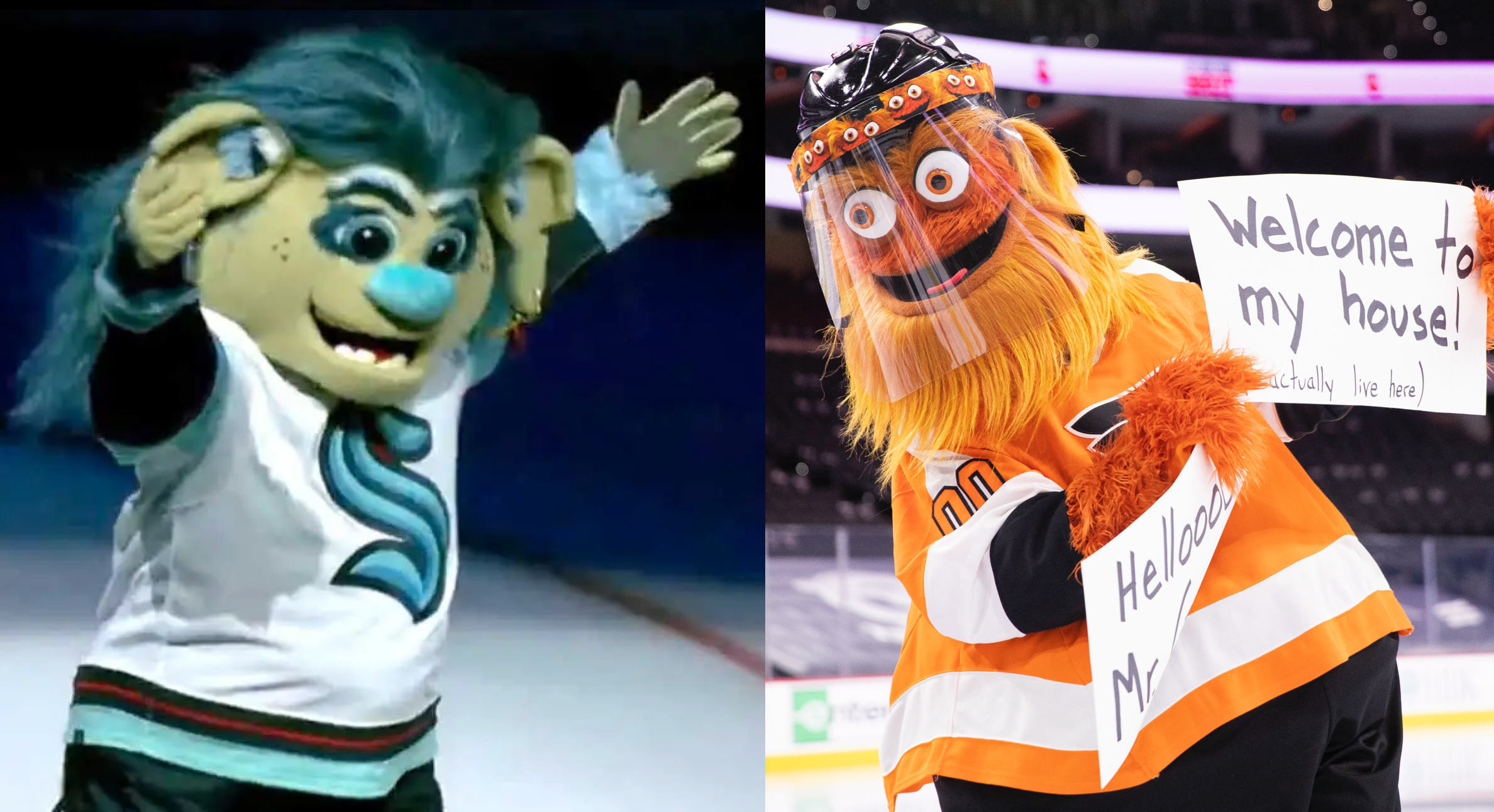 Philadelphia Flyers Mascot Gritty is Terrifying People on Social