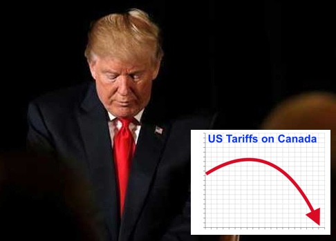 Trump unable to keep tariffs up, blames alcohol