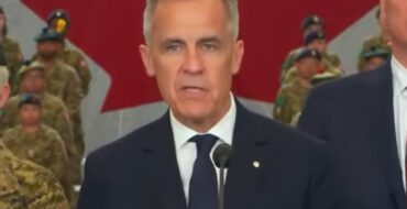 Mark Carney at a lectern